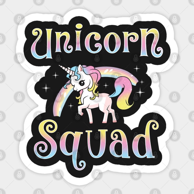 Unicorn Squad Sticker by KsuAnn